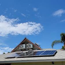 Home Solar AC Installation